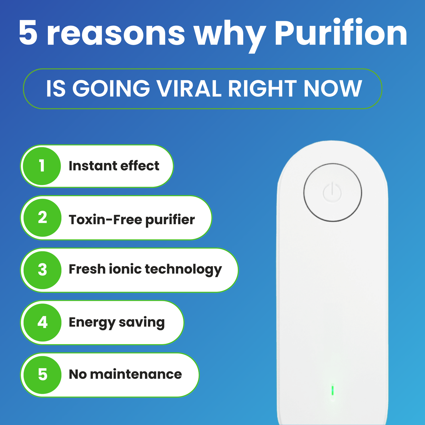 Clairu™ Ionic Air Purifier